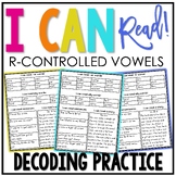 R Controlled Vowels Decoding Drills | Real and Nonsense Wo