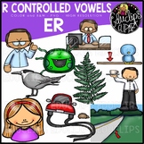 R Controlled Vowels - ER Clip Art Bundle {Educlips Clipart}