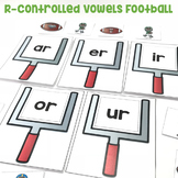 R-Controlled Vowels Football - 1st Grade Literacy Center -