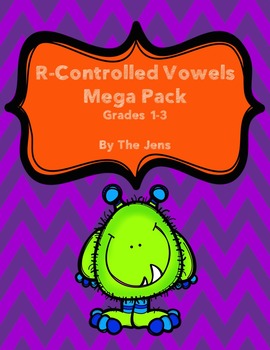 Preview of R-Controlled Vowels Mega Pack (Grades 1-3)