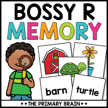 Preview of R-Controlled Vowels Memory Game | Bossy R Game | ar er ir or ur