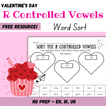 Preview of R Controlled Vowels No Prep R Controlled Vowel Sort Activity