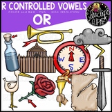 R Controlled Vowels - OR Clip Art Bundle {Educlips Clipart}