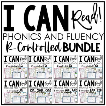 Preview of R-Controlled Vowels Phonics, Fluency, Reading Comprehension | I Can Read BUNDLE