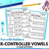 R Controlled Vowels Phonics Worksheets