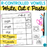 R Controlled Vowels Phonics Review Worksheets: Word Work C