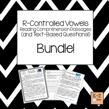 Preview of R Controlled Vowels: Reading Comprehension Bundle (and text-based questions!)