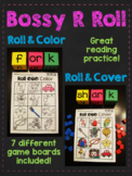Bossy R Word Roll Game (R Controlled Vowels Centers Activities)