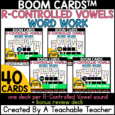 R Controlled Vowels Word Work Boom Cards™️ | Digital R Con