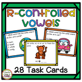 R-Controlled Vowels Task Cards - ar, er, ir, or, and ur