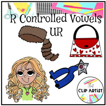 Preview of R Controlled Vowels - UR Clip Art