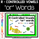 R-Controlled Vowels (Bossy R) -OR Words Who Am I Powerpoint Game