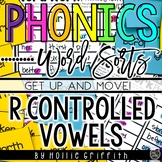 R Controlled Vowels Phonics Word Sorts and Games | Get up 