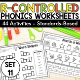 R-Controlled Vowels Worksheets - Bossy R Activities - AR  