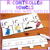 R-Controlled Vowels Write and Wipe Puzzles