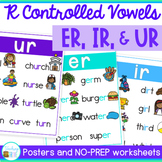 R Controlled Vowels Worksheets - R Controlled Vowel Review