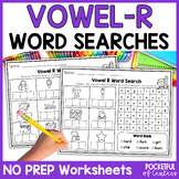 R Controlled Vowels Word Searches with Word Mapping Decoda