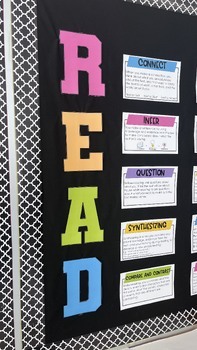 R.E.A.D Bulletin Board Letters by Lively Learning - Stephanie | TPT