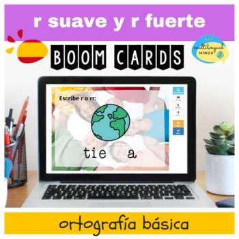 Preview of R FUERTE Y R SUAVE - BOOM CARDS