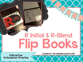 R Initial & R-Blend Flip Books Speech Therapy Articulation