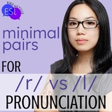R L Minimal Pairs for Adult ESL Pronunciation