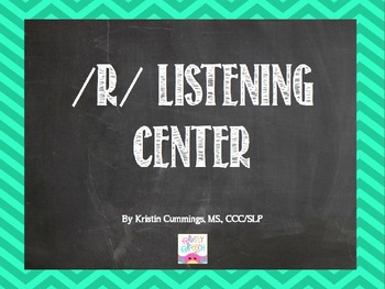 Preview of R Listening Center Power Point