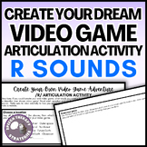 R Sound Articulation Carryover Activity "Create a Video Ga