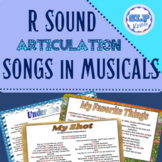 R Sound Articulation - Songs in Musicals