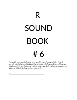 Preview of R Sound Book #6