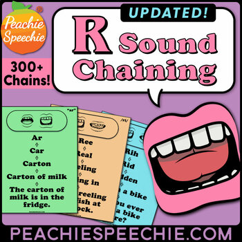 Preview of R Sound Chaining for Speech Therapy Articulation