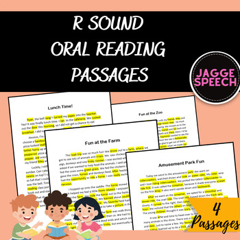 Preview of Articulation R Sound Oral Reading Passages