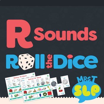 Preview of Speech Therapy Roll the Dice Games: R Sounds (includes vowel R)