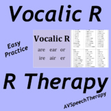 R - VOCALIC R Easy Practice