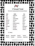 R Word Practice from Common Core Vocabulary