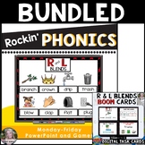 R Blends and L Blends Phonics BUNDLED with BOOM cards