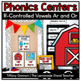 R-Controlled Vowels Ar and Or Phonics Centers + Activities