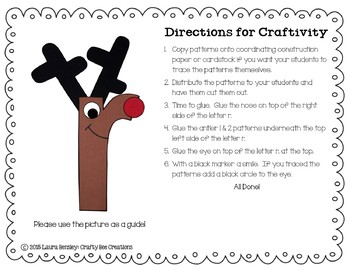 Letter R Craft | Reindeer Craft | Alphabet Crafts ...