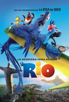 Preview of Río Movie Guide Questions 100% in SPANISH | In Chronological Order