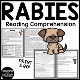 Rabies Disease Reading Comprehension Worksheet Call of the Wild