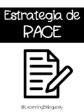 RACE Acronym & Worksheet in Spanish