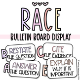 RACE Bulletin Board Display | Letters & Description