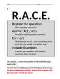 RACE Comprehension Prompt Practice / Homework