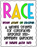 RACE Constructed Response Writing Strategy