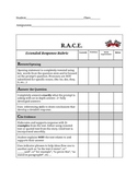 R.A.C.E. Extended Response Rubric