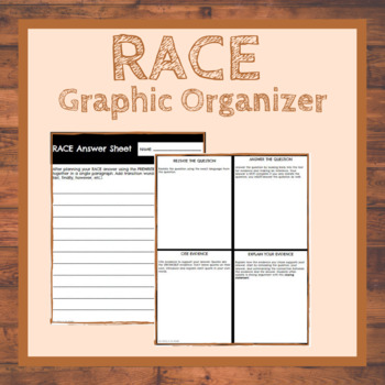 Preview of RACE Graphic Organizer