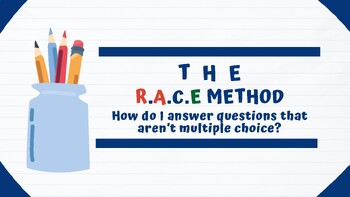 Preview of RACE Method: How to Answer Questions that Aren't Multiple Choice