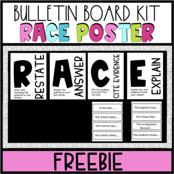 Preview of RACE Poster Bulletin Board Kit