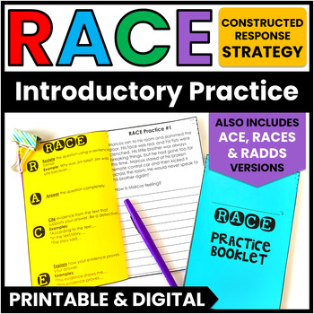 Preview of RACE Strategy Practice - Print and Digital *INTRODUCTORY* RACE Practice