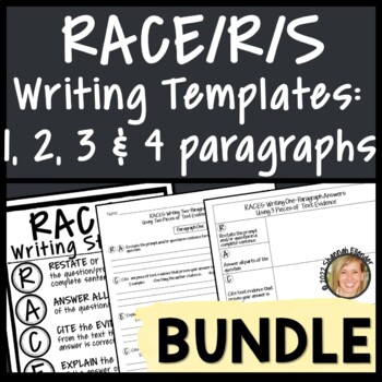 Preview of RACE/R/S Graphic Organizers and Sentence Practice Bundle