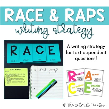 Preview of RACE & RAPS Writing Strategy - Text Dependent Writing